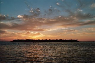 A photo of the sunset from Mallory Park in Key West, Florida.