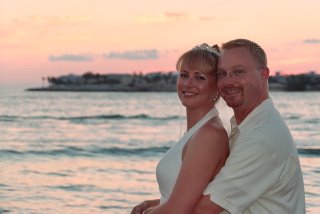 The happy couple
