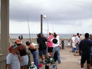 Eric fighting with the big one