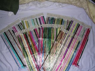 My brand new, used Brizilian Dimensional Embrodiery Threads