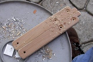 braces being drilled