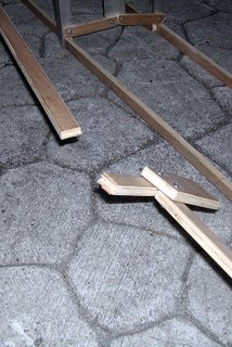 Broken Kayak frame