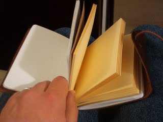 The pages in my journal