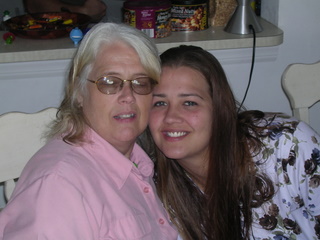 Katie and her Mom.