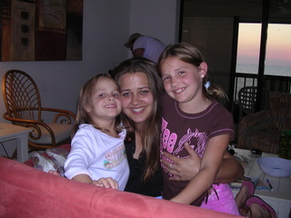 Katie and 2 of her neices Amber and Kayla.