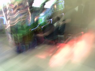 They drove past in a blur