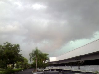Nasty storm in Tampa Bay Florida