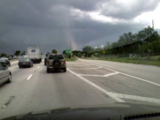 Strange white could in Tampa Bay Florida