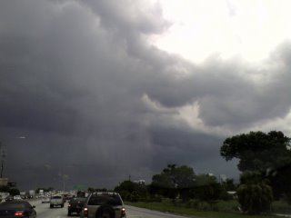 Strange white could in Tampa Bay Florida